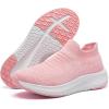 image:imageSHULOOK Womens Slip on Walking Shoes Comfort Lightweight Breathable Sock Shoe NonSlip Mesh Casual Fashion Tennis Running Sneakers 8