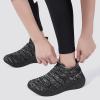 image:imageSHULOOK Womens Slip on Walking Shoes Comfort Lightweight Breathable Sock Shoe NonSlip Mesh Casual Fashion Tennis Running Sneakers Black Grey 8
