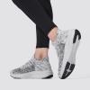 image:imageSHULOOK Womens Slip on Walking Shoes Comfort Lightweight Breathable Sock Shoe NonSlip Mesh Casual Fashion Tennis Running Sneakers Grey White 8