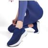 image:imageSHULOOK Womens Slip on Walking Shoes Comfort Lightweight Breathable Sock Shoe NonSlip Mesh Casual Fashion Tennis Running SneakersBlue
