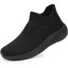 image:imageSHULOOK Womens Slip on Walking Shoes Comfort Lightweight Breathable Sock Shoe NonSlip Mesh Casual Fashion Tennis Running SneakersBlack