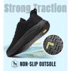 image:imageSHULOOK Mens Non Slip Work Shoes Arch Support SlipResistant Kitchen Chef Restaurant Food Service WaterResistant Nurse Shoe Comfortable Mesh Breathable Walking Sneakers BlackBlack