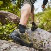 image:imageSHULOOK Mens Waterproof Hiking Shoes Lightweight Anti Slip Outdoor Ankle Boots Breathable Hike Trekking Trails ShoeArmyGreen