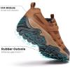 image:imageSHULOOK Mens Waterproof Hiking Shoes Lightweight Anti Slip Outdoor Ankle Boots Breathable Hike Trekking Trails ShoeClay02