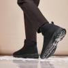 image:imageSHULOOK Non Slip Work Boots for Men Slip Resistant Lightweight Kitchen Chef Shoes for Restaurant Food Service Comfy Working Shoe Ankle Support Mesh Walking Footwear BlackBlack
