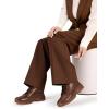 image:imageSHULOOK Non Slip Work Boots for Women SlipResistant Shoes Waterproof Food Service Chef Kitchen Restaurant Working Casual Comfortable Ankle Boot Outdoor Walking Booties SneakersDark Brown