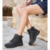 image:imageSHULOOK Non Slip Work Boots for Women SlipResistant Shoes Waterproof Food Service Chef Kitchen Restaurant Working Casual Comfortable Ankle Boot Outdoor Walking Booties SneakersBlack