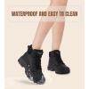 image:imageSHULOOK Non Slip Work Boots for Women SlipResistant Shoes Waterproof Food Service Chef Kitchen Restaurant Working Casual Comfortable Ankle Boot Outdoor Walking Booties SneakersBlack