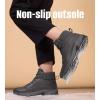 image:imageSHULOOK Non Slip Work Boots for Women SlipResistant Shoes Waterproof Food Service Chef Kitchen Restaurant Working Casual Comfortable Ankle Boot Outdoor Walking Booties SneakersGrey