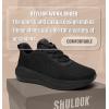image:imageSHULOOK Non Slip Work Shoes for Men Slip Resistant Kitchen Chef Slip On Work Sneakers Restaurant Food Service Footwear Comfortable Mesh Walking ShoesBlack