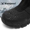 image:imageSHULOOK Womens Winter Snow Boots Warm Fur Lined Waterproof Nonslip Zipper Insulated MidCalf BootsBlack