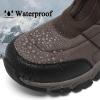 image:imageSHULOOK Womens Winter Snow Boots Warm Fur Lined Waterproof Nonslip Zipper Insulated MidCalf BootsBrown
