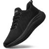 image:imageSHULOOK Mens Non Slip Work Shoes Arch Support SlipResistant Kitchen Chef Restaurant Food Service WaterResistant Nurse Shoe Comfortable Mesh Breathable Walking Sneakers BlackBlack