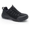 image:imageSHULOOK Mens Waterproof Hiking Shoes Lightweight Anti Slip Outdoor Ankle Boots Breathable Hike Trekking Trails ShoeBlackGrey