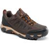 image:imageSHULOOK Mens Waterproof Hiking Shoes Lightweight Anti Slip Outdoor Ankle Boots Breathable Hike Trekking Trails ShoeBrownOrange