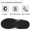 image:imageSHULOOK Mens Snow Boots Waterproof Warm Fur Lined Winter Hiking Boot Nonslip Outdoor Ankle Hightop Shoes Work Hiker Trekking TrailBlack2