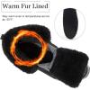 image:imageSHULOOK Mens Snow Boots Waterproof Warm Fur Lined Winter Hiking Boot Nonslip Outdoor Ankle Hightop Shoes Work Hiker Trekking TrailBlack2