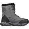 image:imageSHULOOK Mens Snow Boots Waterproof Warm Fur Lined Winter Hiking Boot Nonslip Outdoor Ankle Hightop Shoes Work Hiker Trekking TrailGrey