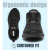 image:imageSHULOOK Non Slip Work Shoes for Men Slip Resistant Food Service Kitchen Chef Restaurant Nurse Work Sneakers Lace Up Mesh Comfortable amp Casual Walking Shoes BlackBlack