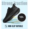 image:imageSHULOOK Non Slip Work Shoes for Men Slip Resistant Food Service Kitchen Chef Restaurant Nurse Work Sneakers Lace Up Mesh Comfortable amp Casual Walking Shoes BlackBlack