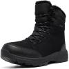 image:imageSHULOOK Mens Snow Boots Waterproof Warm Fur Lined Winter Hiking Boot Nonslip Outdoor Ankle Hightop Shoes Work Hiker Trekking TrailBlack2