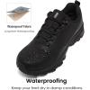 image:imageSHULOOK Waterproof Hiking Shoes for MenLightweight AntiSlip Outdoor Trekking ShoeBlack