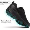 image:imageSHULOOK Waterproof Hiking Shoes for MenLightweight AntiSlip Outdoor Trekking ShoeBlack