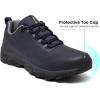 image:imageSHULOOK Waterproof Hiking Shoes for MenLightweight AntiSlip Outdoor Trekking ShoeNavy