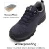 image:imageSHULOOK Waterproof Hiking Shoes for MenLightweight AntiSlip Outdoor Trekking ShoeNavy