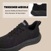 image:imageWomens Non Slip Work Shoes Slip Resistant Nurse Sneakers with Arch Fit Support Comfortable Mesh Walking Shoes for Food Service Chef Kitchen Restaurant BlackBlack