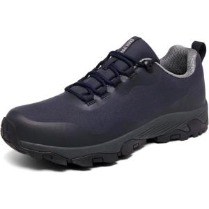 image:imageSHULOOK Waterproof Hiking Shoes for MenLightweight AntiSlip Outdoor Trekking ShoeNavy
