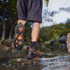 image:imageSHULOOK Mens Waterproof Hiking Boots NonSlip Lightweight Mid Top Ankle Boot Breathable Hiker Trekking ShoesBrown