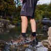 image:imageSHULOOK Mens Waterproof Hiking Boots NonSlip Lightweight Mid Top Ankle Boot Breathable Hiker Trekking ShoesBrown