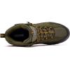image:imageSHULOOK Mens Waterproof Hiking Boots NonSlip Lightweight Mid Top Ankle Boot Breathable Hiker Trekking ShoesGreen