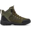 image:imageSHULOOK Mens Waterproof Hiking Boots NonSlip Lightweight Mid Top Ankle Boot Breathable Hiker Trekking ShoesGreen