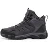 image:imageSHULOOK Mens Waterproof Hiking Boots NonSlip Lightweight Mid Top Ankle Boot Breathable Hiker Trekking ShoesGrey