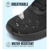 image:imageSHULOOK Non Slip Work Shoes for Men Slip Resistant WaterResistant Food Service Kitchen Chef Restaurant Nurse Work Sneakers Lace Up Mesh Comfortable amp Casual Walking Shoes BlackBlack