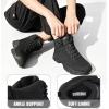 image:imageSHULOOK Non Slip Work Boots Women Slip Resistant Comfortable Mesh Kitchen Chef Shoes for Restaurant Food Service Lightweight Walking Shoes Ankle SupportBlackBlack