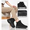 image:imageSHULOOK Non Slip Work Boots Women Slip Resistant Comfortable Mesh Kitchen Chef Shoes for Restaurant Food Service Lightweight Walking Shoes Ankle SupportBlackBlack