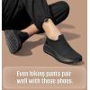 image:imageSHULOOK Non Slip Work Shoes for Women Slip Resistant Sneakers Mesh Slip On Food Service Shoes Chef Kitchen Restaurant Lightweight Comfortable Sock ShoesBlack