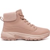 image:imageSHULOOK Non Slip Work Boots for Women SlipResistant Shoes Waterproof Food Service Chef Kitchen Restaurant Working Casual Comfortable Ankle Boot Outdoor Walking Booties SneakersNude Pink