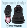 image:imageSHULOOK Womens Non Slip Work Shoes SlipResistant Kitchen Chef Restaurant Food Service Nurse Shoe Comfortable Mesh Breathable Walking Sneakers BlackBlackPink