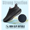 image:imageSHULOOK Womens Non Slip Work Shoes SlipResistant Kitchen Chef Restaurant Food Service Nurse Shoe Comfortable Mesh Breathable Walking Sneakers BlackBlackPink