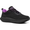 image:imageSHULOOK Womens Non Slip Work Shoes SlipResistant Kitchen Chef Restaurant Food Service Nurse Shoe Comfortable Mesh Breathable Walking Sneakers BlackBlackPurple
