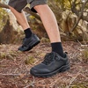 image:imageSHULOOK Mens Waterproof Hiking Shoes Lightweight Breathable NonSlip Trail Trekking Outdoor ShoesBlack