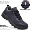 image:imageSHULOOK Mens Waterproof Hiking Shoes Lightweight Breathable NonSlip Trail Trekking Outdoor ShoesNavy