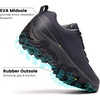 image:imageSHULOOK Mens Waterproof Hiking Shoes Lightweight Breathable NonSlip Trail Trekking Outdoor ShoesNavy