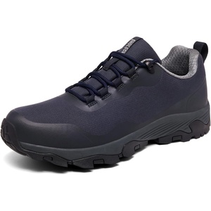 image:imageSHULOOK Mens Waterproof Hiking Shoes Lightweight Breathable NonSlip Trail Trekking Outdoor ShoesNavy