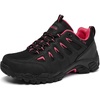 image:imageHiking Shoes Women  Waterproof Shoes for Women  Comfortable amp LightWeight amp NonSlip  Womens Hiking Shoes Walking Trekking Camping Tennis Sport Sneakers Black red 9