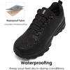 image:imageSHULOOK Mens Waterproof Hiking Shoes Lightweight Breathable NonSlip Trail Trekking Outdoor Shoes Black